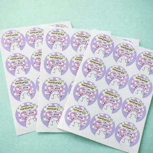 PEGATINA Flork Coloridos 5PCS - Imagen 2
