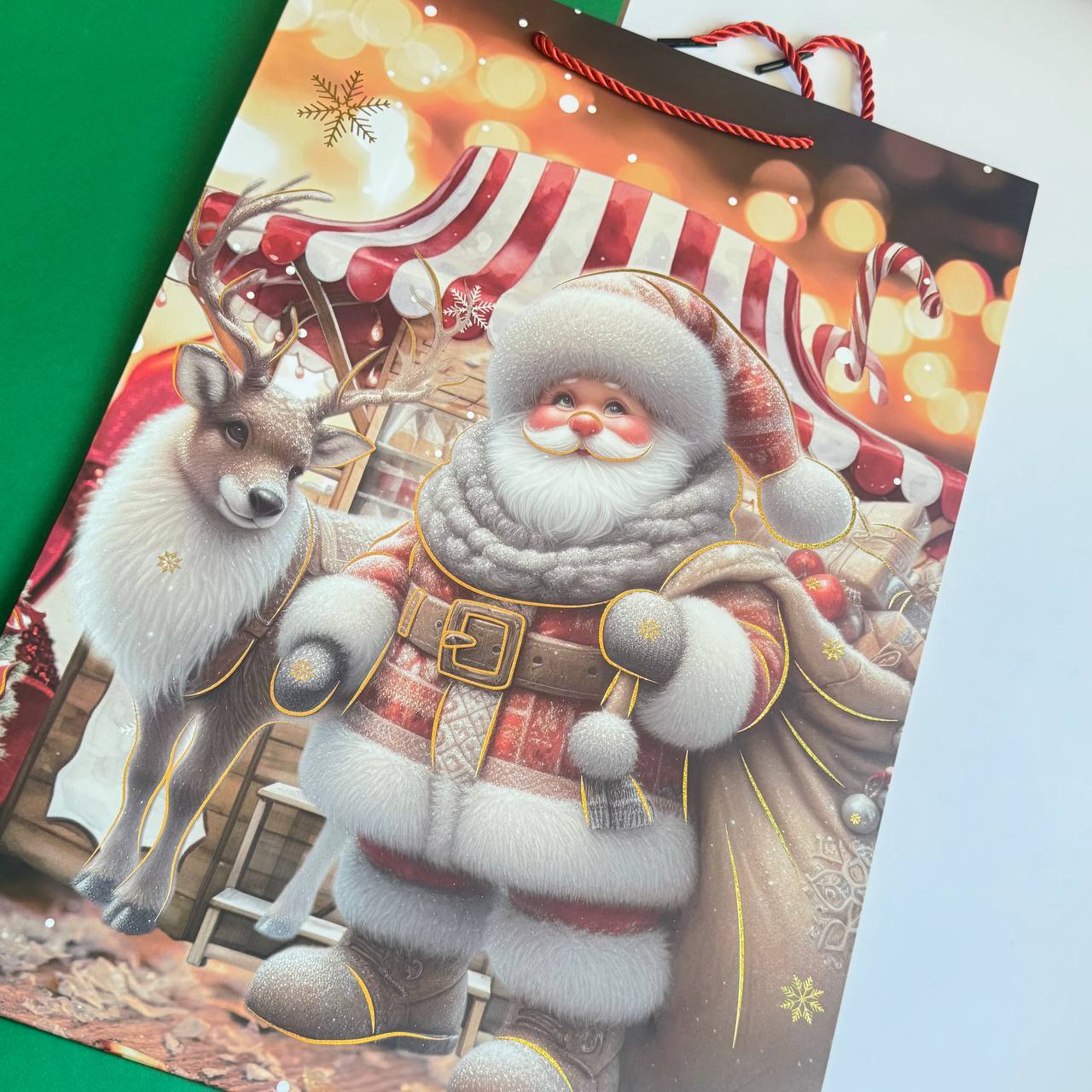 🎅 Bolsa de Regalo Navideña – Viejito Pascuero 6 🎅 Bolsa de Regalo Navideña – Viejito Pascuero - Imagen 6