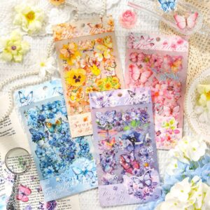 Stickers Flores y Mariposas