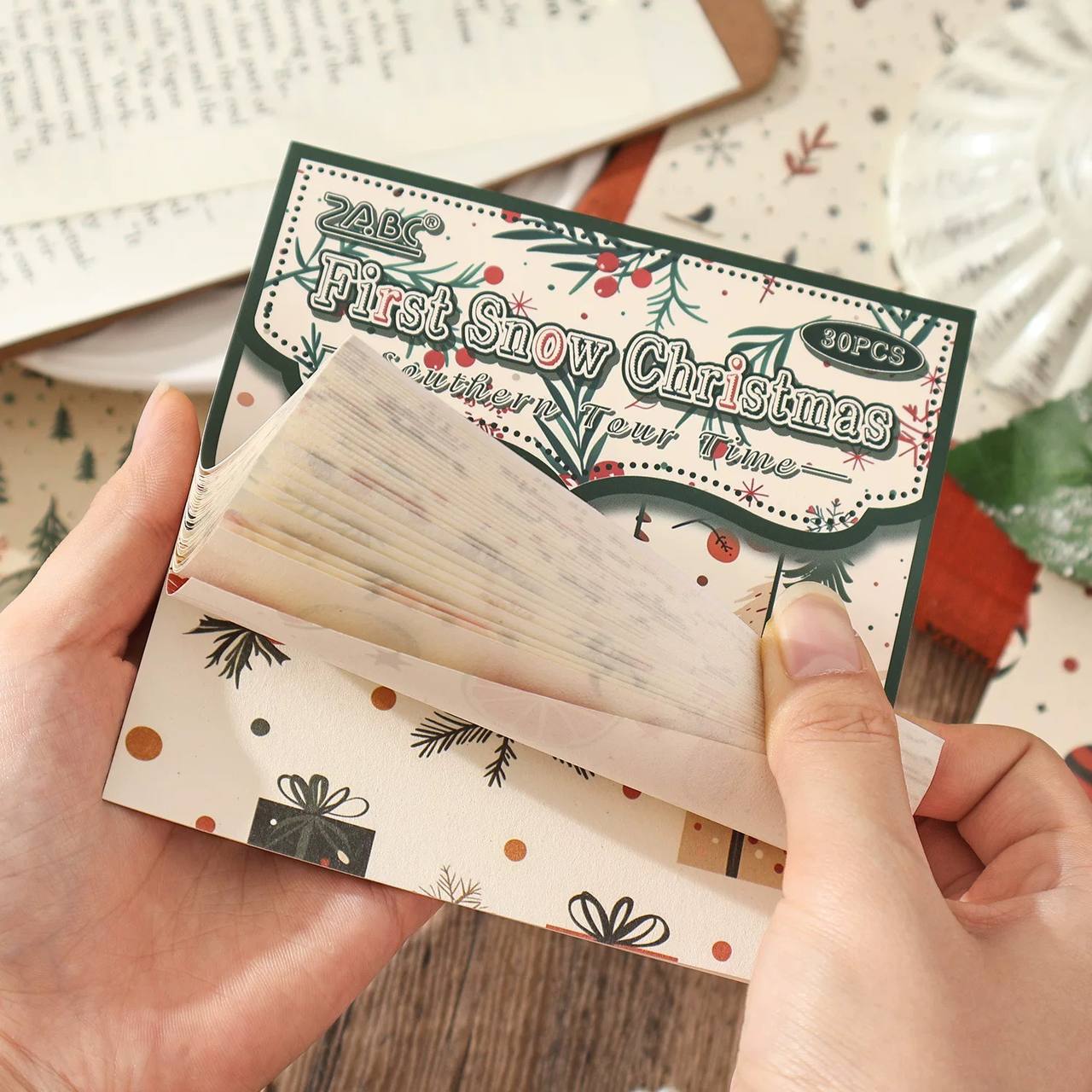 Hojas de Papel Decorativas Vintage 3 Hojas de Papel Decorativas Vintage - Imagen 3