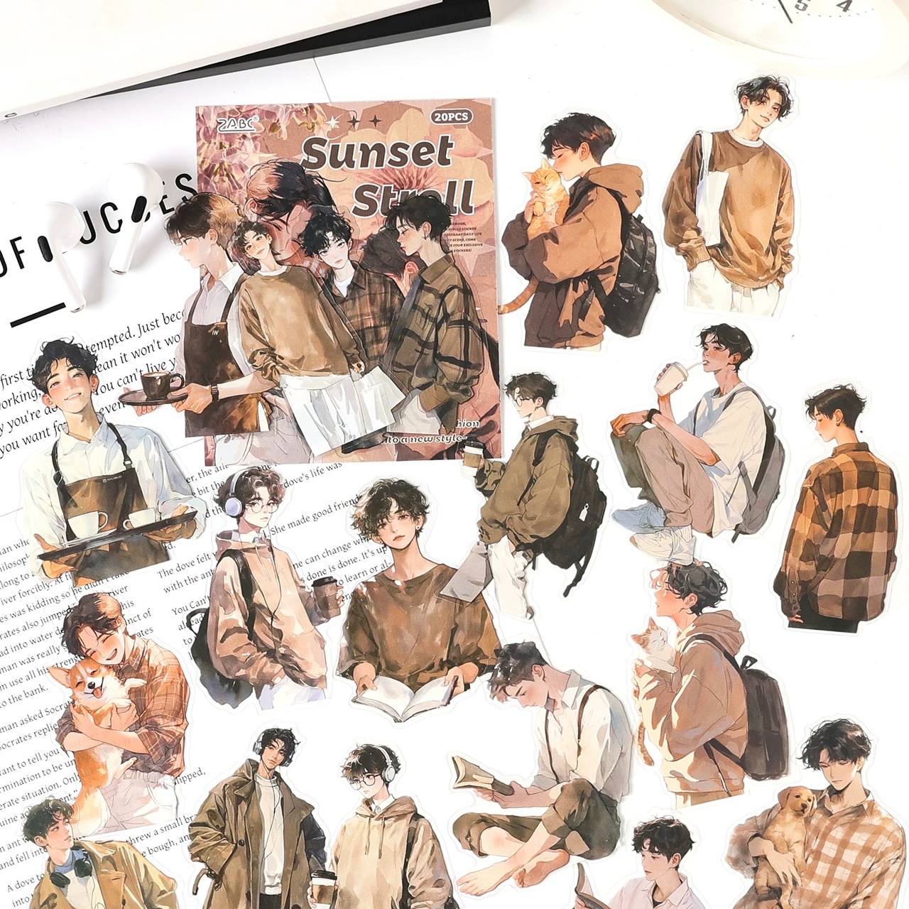 Stickers Hombre y Mujeres Anime 3 Stickers Hombre y Mujeres Anime - Imagen 3