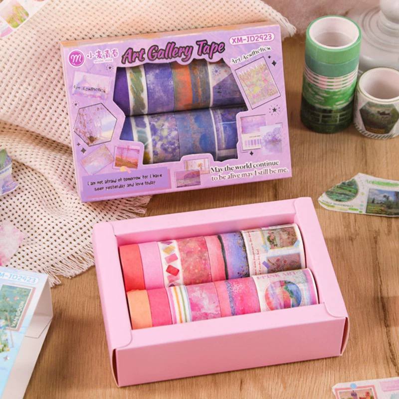 Caja Washi Tape Arte Vintage