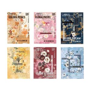 Stickers de Hojas Medianas de Flores - Imagen 3