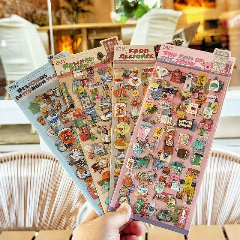 Stickers de Accesorios y Comida Vintage 1 Stickers de Accesorios y Comida Vintage