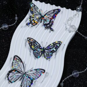 Mini Stickers Mariposas Transparentes