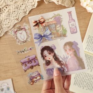 Libreta Mini de Stickers Vintage 20 Pcs