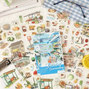 Libreta de Stickers Sitios de Comida Vintage - Imagen 4