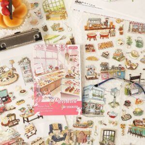 Libreta de Stickers Sitios de Comida Vintage - Imagen 3