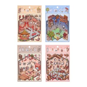 Stickers para Crear Escenarios Panda