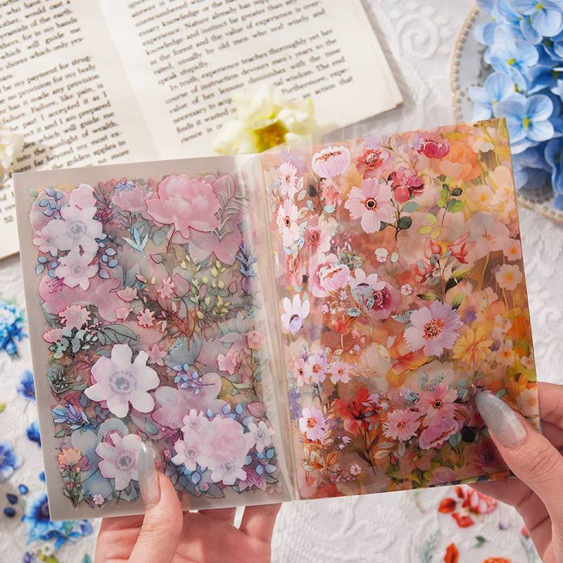 Libreta de Stickers de Flores