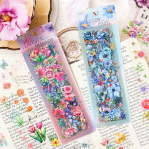 Tira de Stickers de Flores 10 pcs - Imagen 4