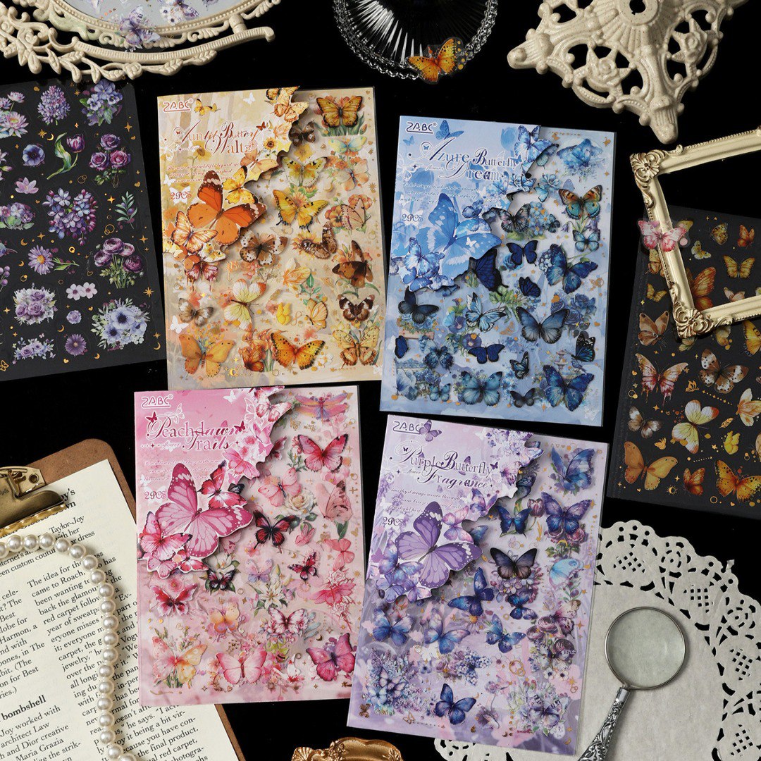 Stickers Grande Mariposa 6 Stickers Grande Mariposa - Imagen 6