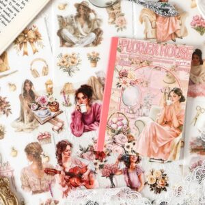 Libreta de Stickers Flowers Vintage