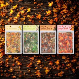 Stickers Flores Otoñales Vintage