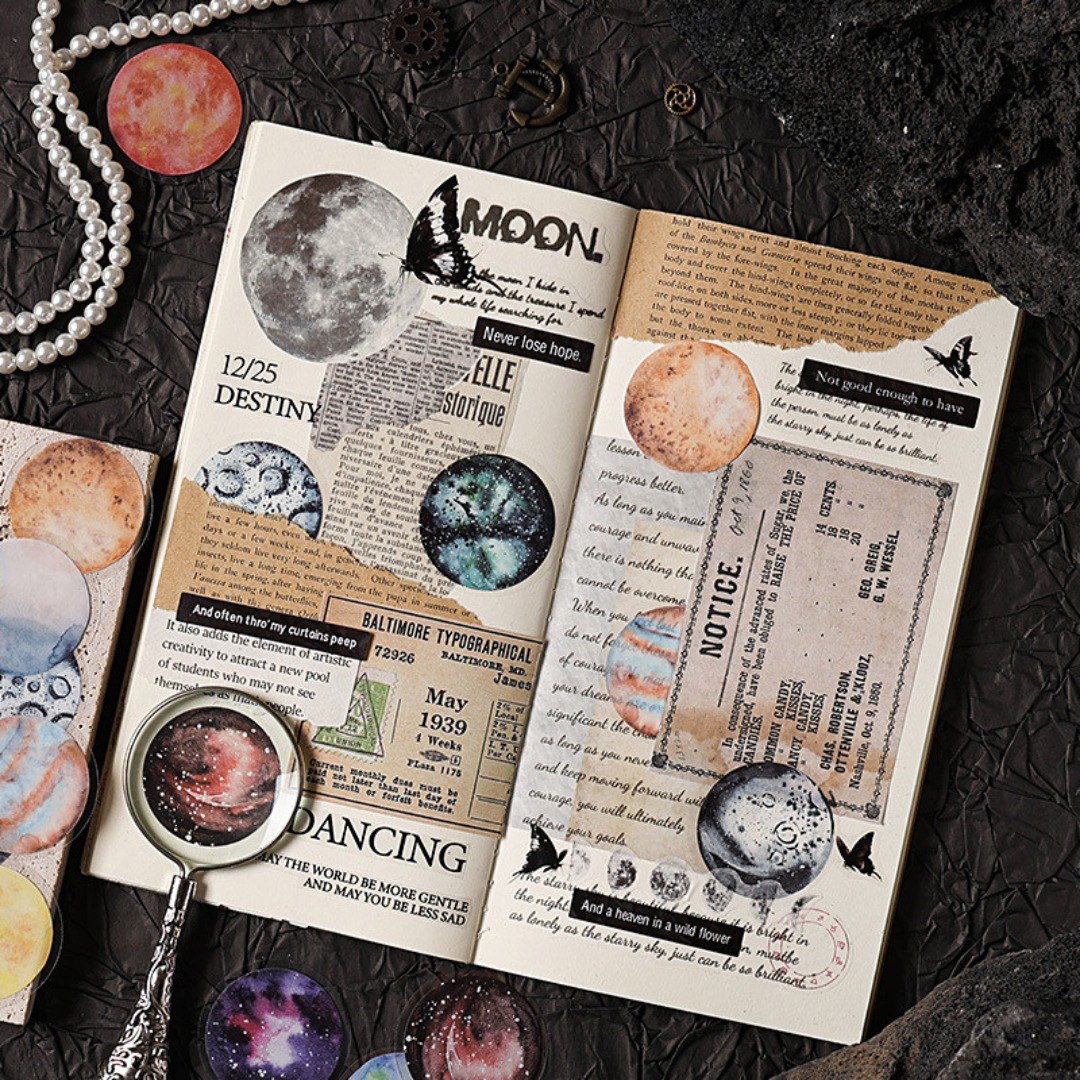 Set Stickers Planeta con Destello 4 Set Stickers Planeta con Destello - Imagen 4