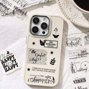 Stickers Letras Vintage Negras - Imagen 4