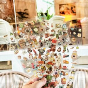 Stickers de Accesorios y Comida Vintage - Imagen 3