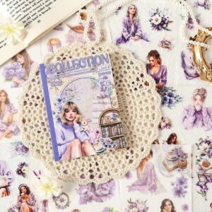 Libreta de Stickers Flowers Vintage - Imagen 3