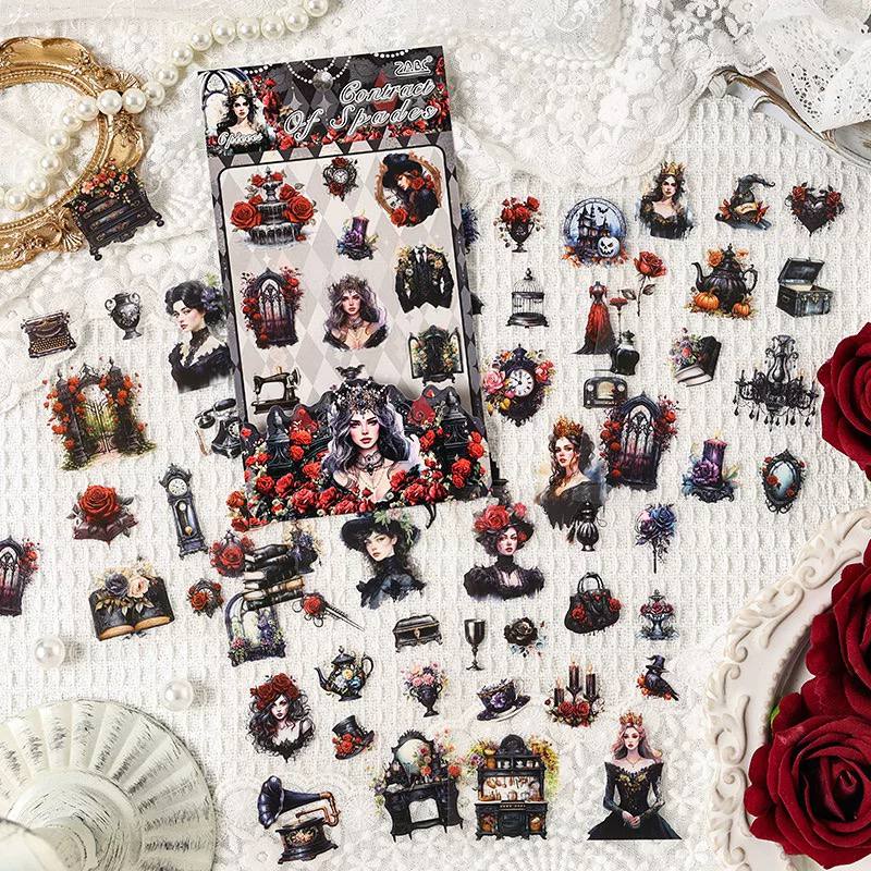 Sticker Mujer Vintage Encanto