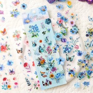 Tira de Stickers de Flores 10 pcs