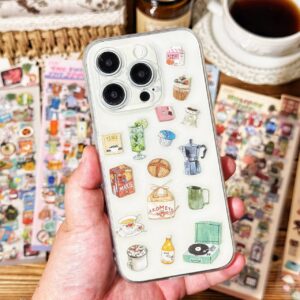 Stickers de Accesorios y Comida Vintage