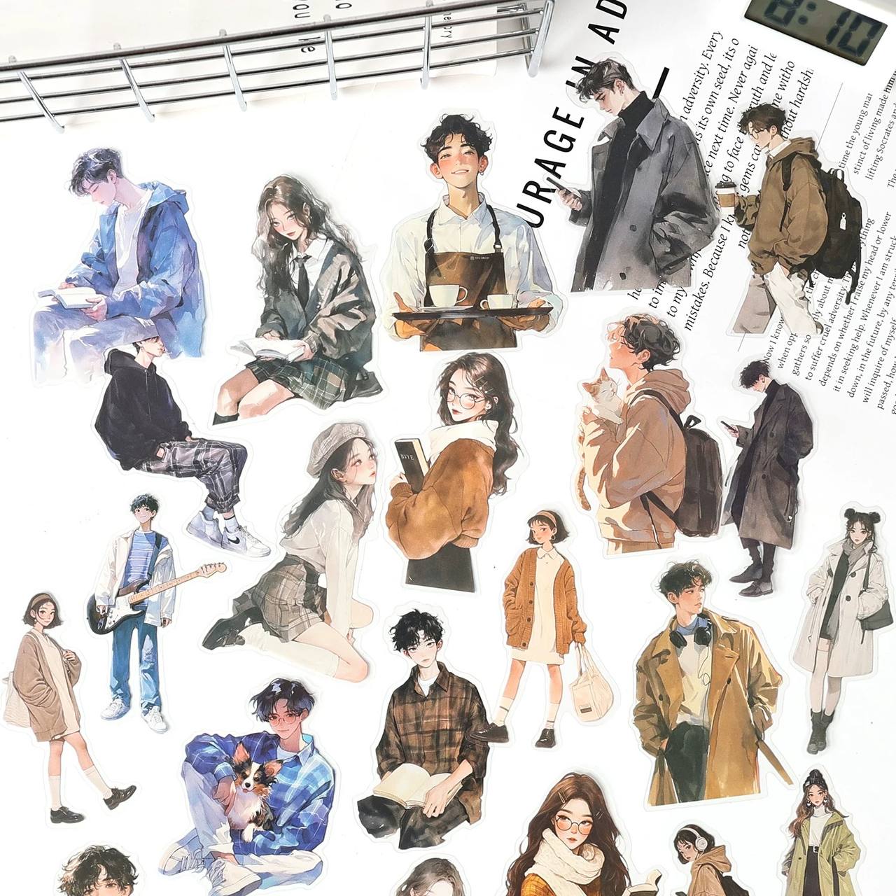 Stickers Hombre y Mujeres Anime