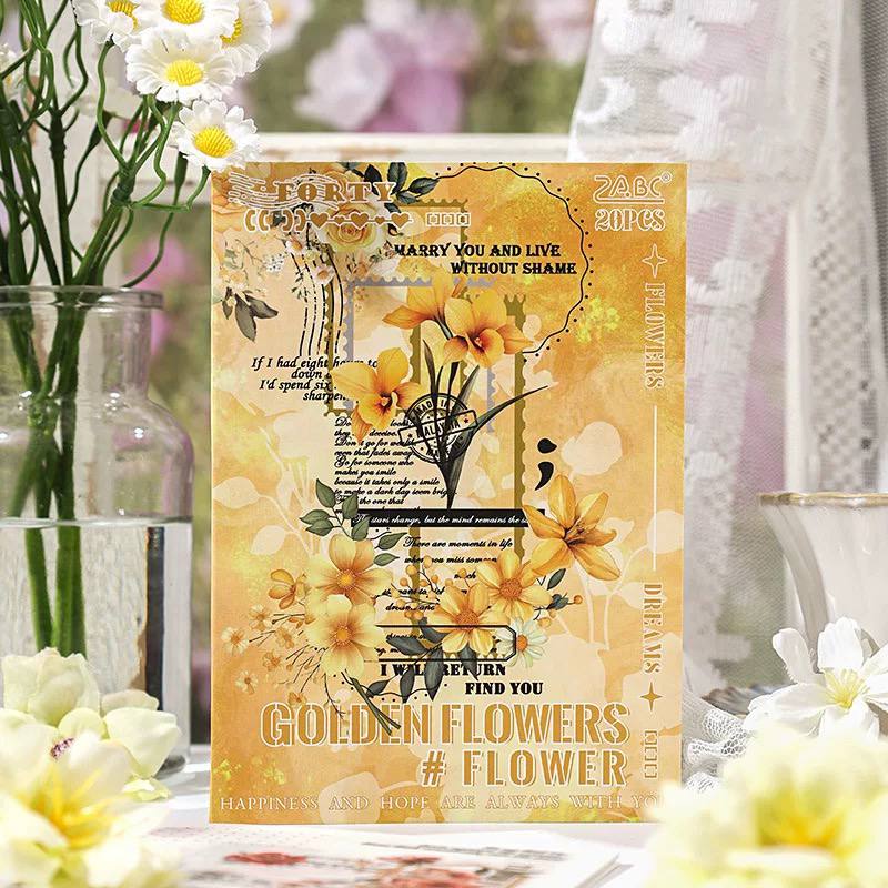 Stickers de Hojas Medianas de Flores