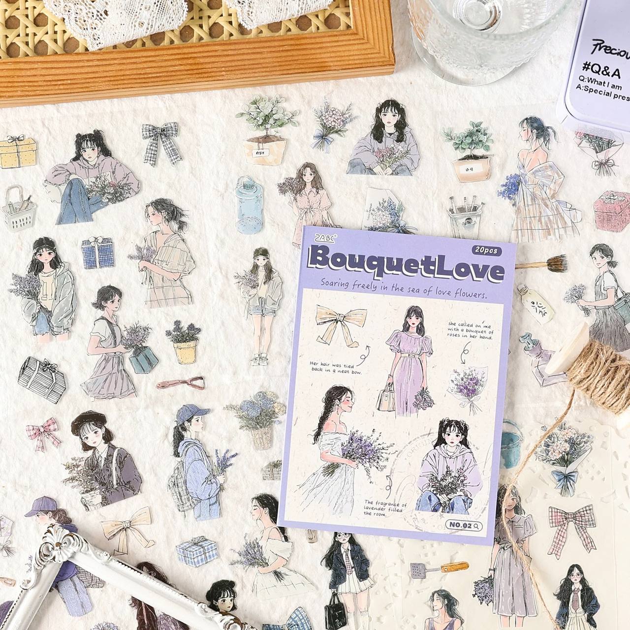 Libreta de Stickers Niña Coquette 4 Libreta de Stickers Niña Coquette - Imagen 4