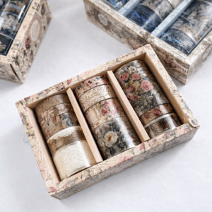 Washi Tape Vintage Flores y Rosas