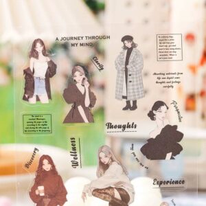 Set de Stickers Mujer Anime - Imagen 4