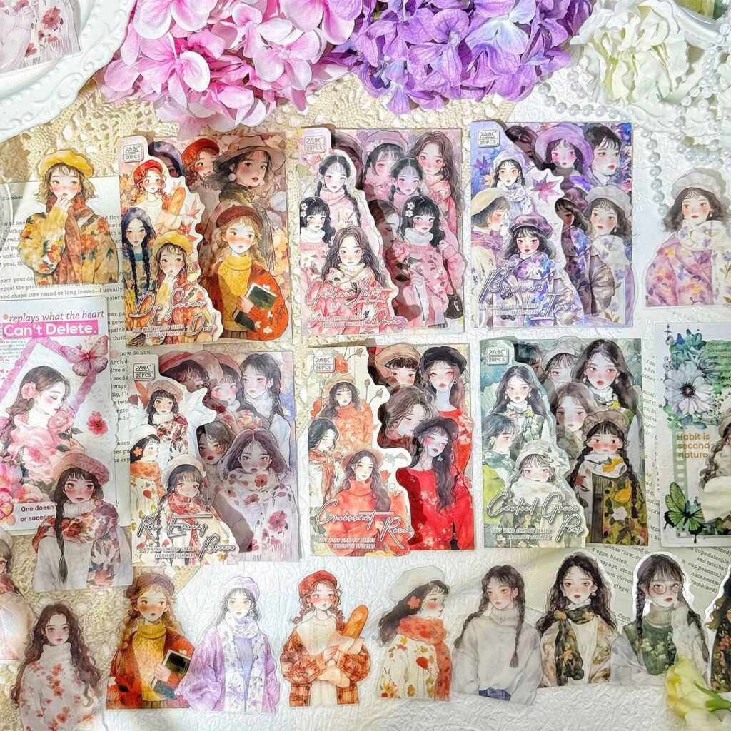 Stickers Mujer Japonesa