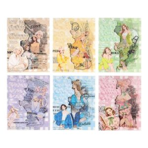 Stickers Mujer Moderna y Vintage - Imagen 3