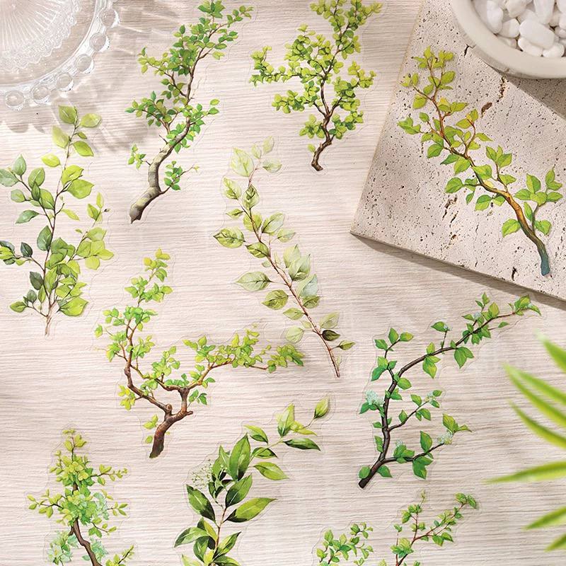 Stickers Rama de Hojitas Vintage 3 Stickers Rama de Hojitas Vintage - Imagen 3