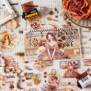 Stickers Girls Flores Vintage - Imagen 4