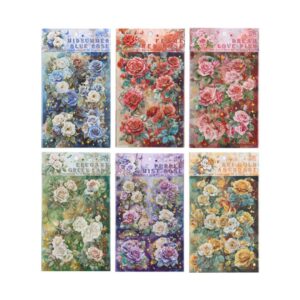 Stickers Transparentes de Flores 4 pcs - Imagen 3