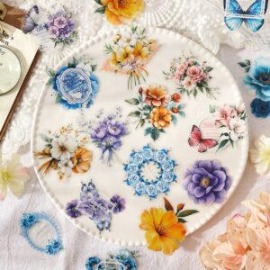 Stickers Flores y Mariposas Colores Nude - Imagen 3