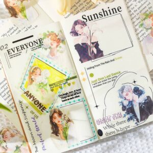 Stickers Mujer Moderna y Vintage