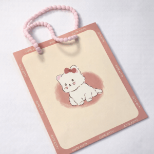 Bolsa de Regalo Gatito Pink - Imagen 3