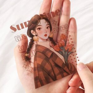 Stickers Mujer Coreana - Imagen 3