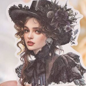 Stickers Dama Vintage - Imagen 3