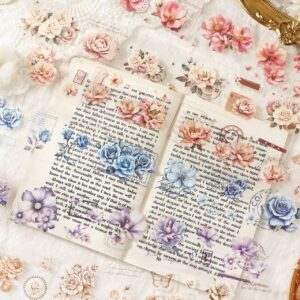 Tira de Stickers Largos de Flores - Imagen 3