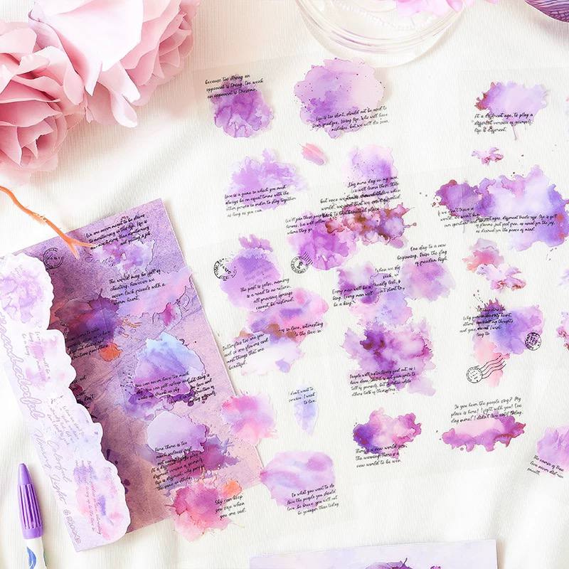 Stickers en Inglés con Manchas de Pintura 3 Stickers en Inglés con Manchas de Pintura - Imagen 3