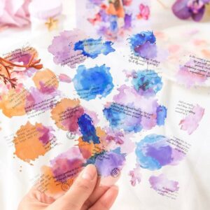 Stickers en Inglés con Manchas de Pintura - Imagen 4