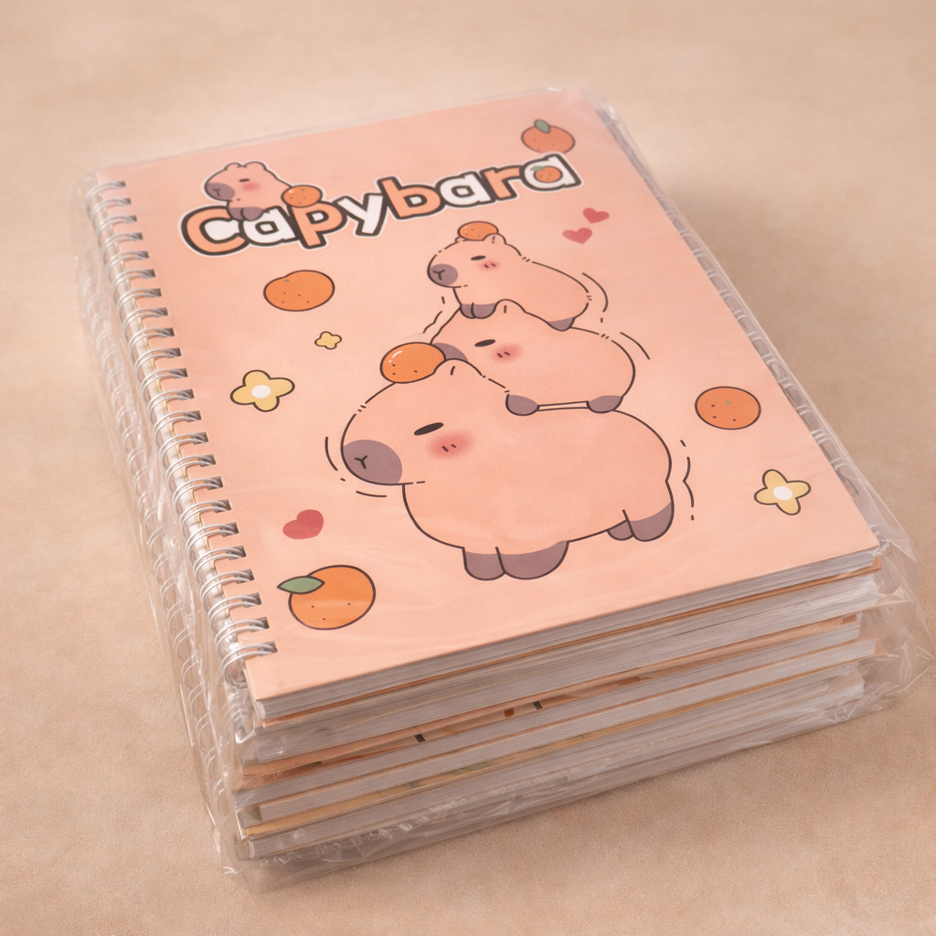 Pack 10 Cuadernos Universitarios Capybara