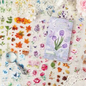 Libreta de Stickers de Flores  20 Láminas - Imagen 5