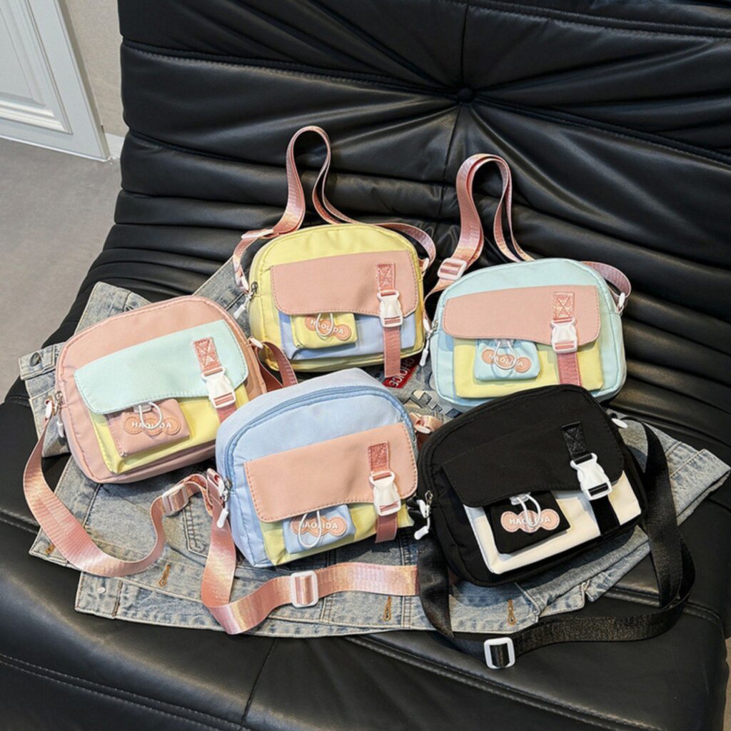 Bolso Cruzado Color Pastel