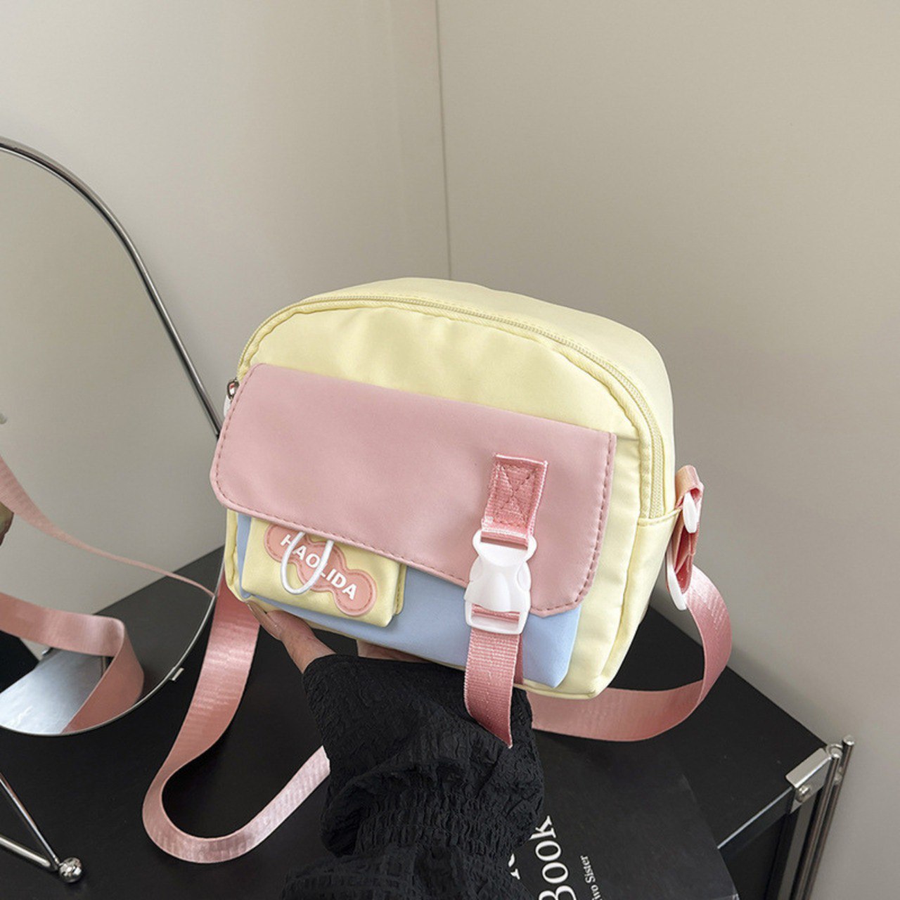 Bolso Cruzado Color Pastel 3 Bolso Cruzado Color Pastel - Imagen 3