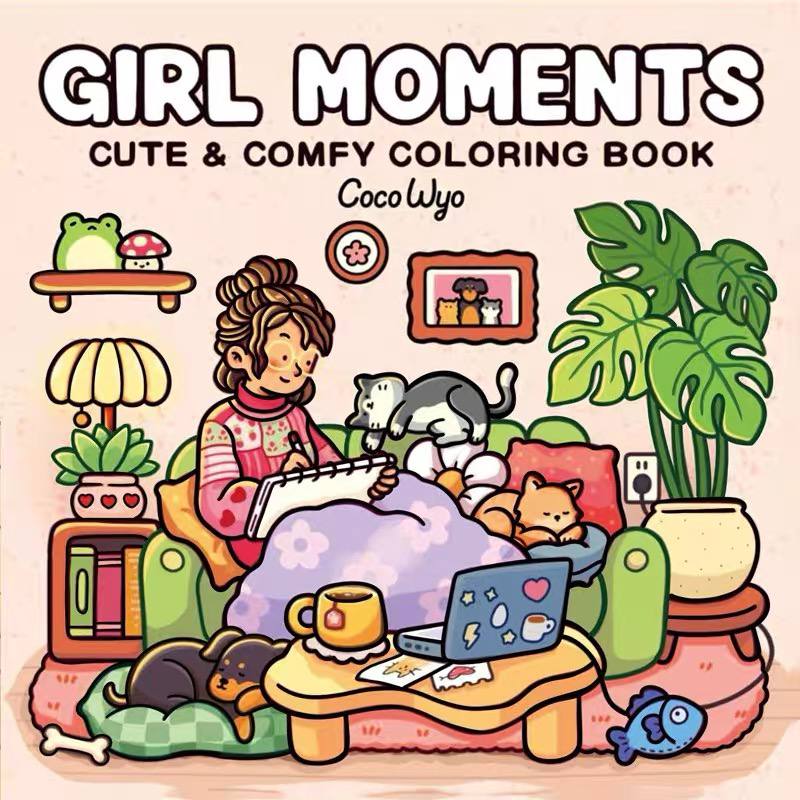 Libro para Colorear Bobbie Goods – Girl’s Moments