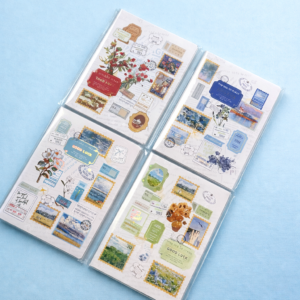 Libreta Blanca Vintage Cuadriculada