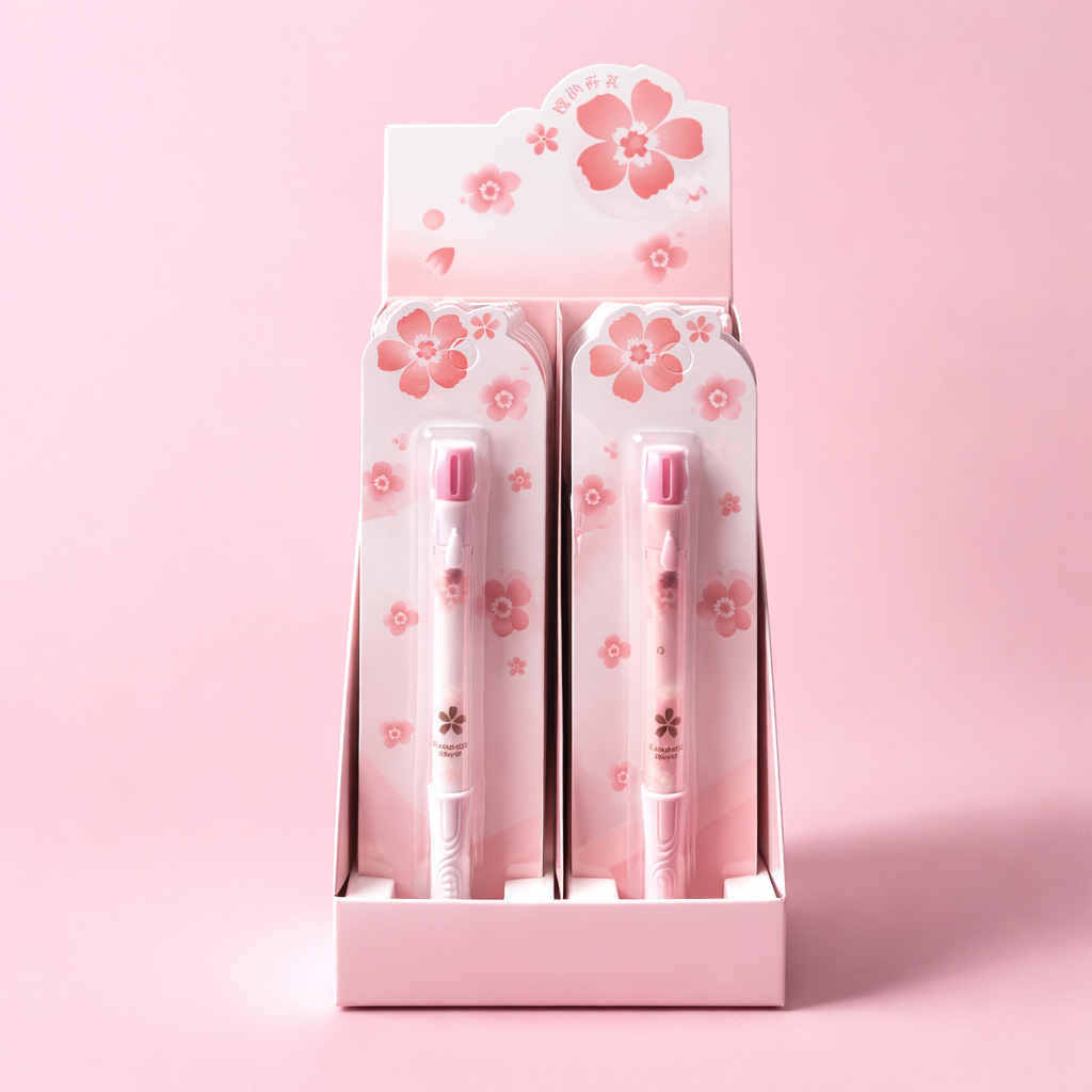 Lápiz Tinta Gel Delgado Flor Sakura 1 Lápiz Tinta Gel Delgado Flor Sakura